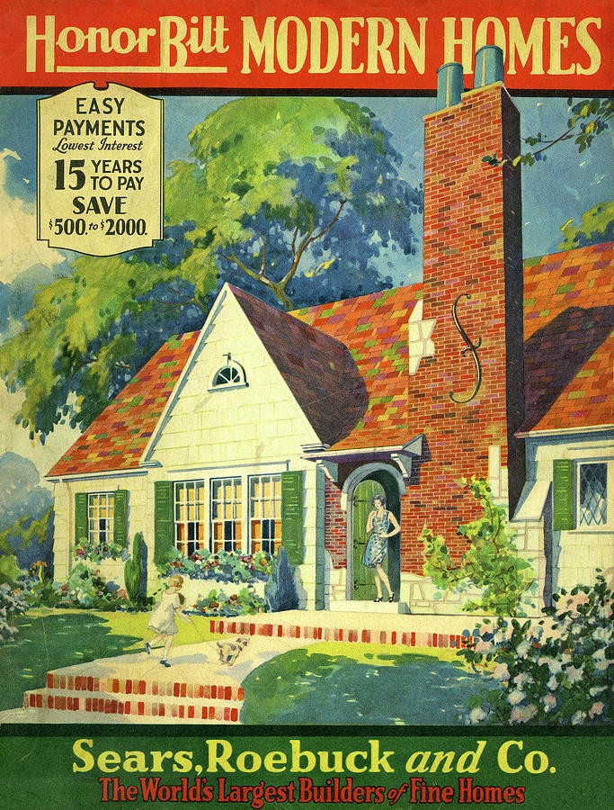 Honor Bilt Modern Homes Sears Roebuck and Co 1930 Mixed Media by Unknown