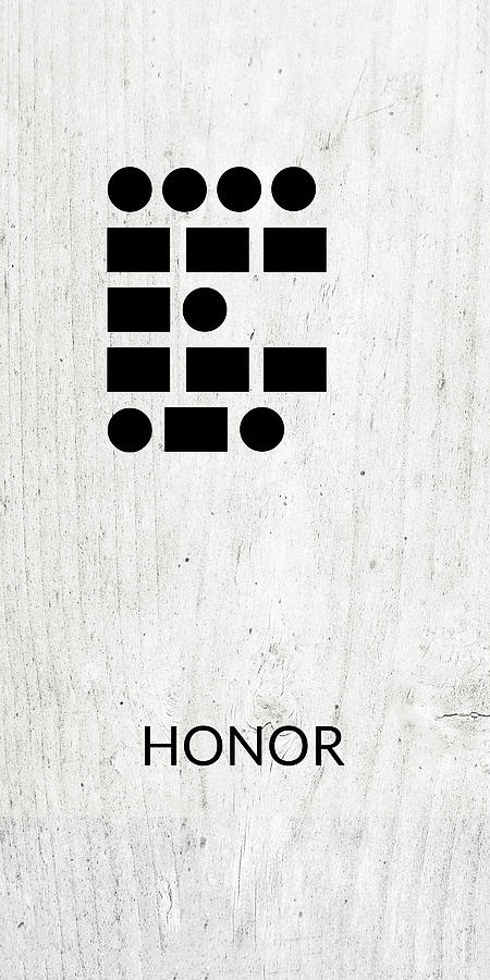 Honor Morse Code 2- Art by Linda Woods Digital Art by Linda Woods