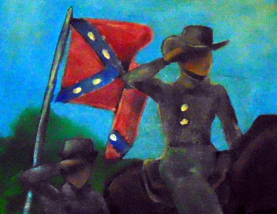 Honor of the slain Painting by Loretta Nash