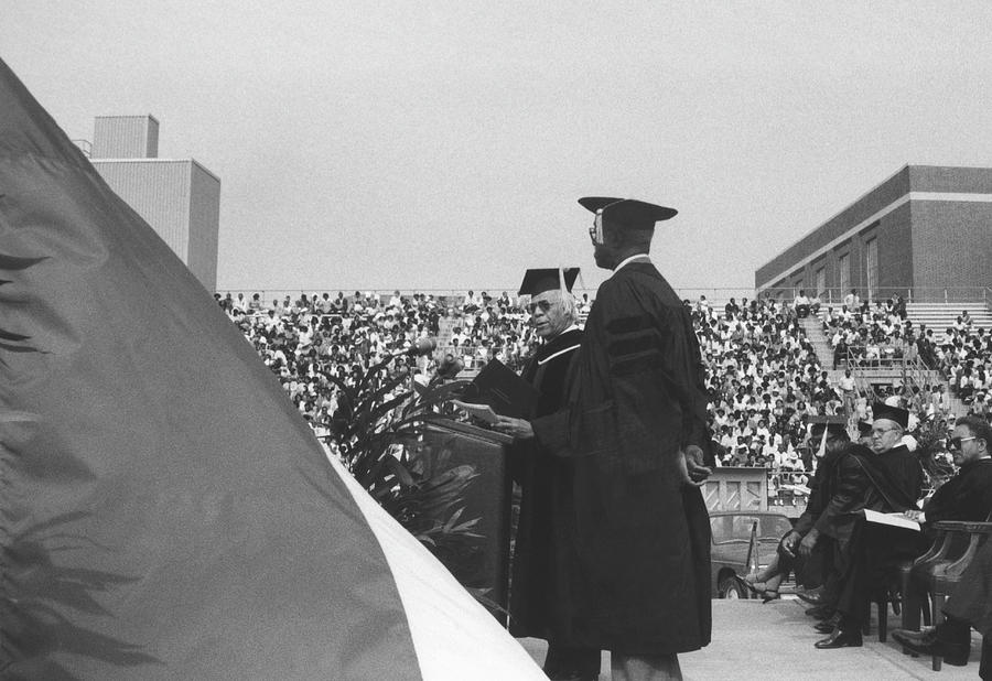 Honorary Degree Commencement-1982 Photograph by North Carolina Central University