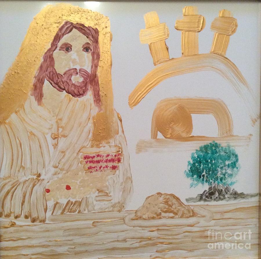 Honoring Jesus Christ, The Holy Messiah Painting by Richard W Linford