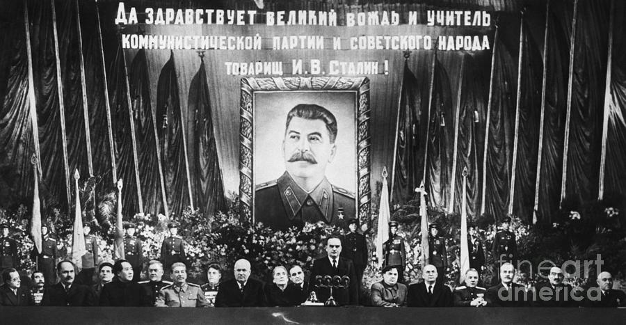 Honoring Joseph Stalin On His Birthday Photograph by Bettmann