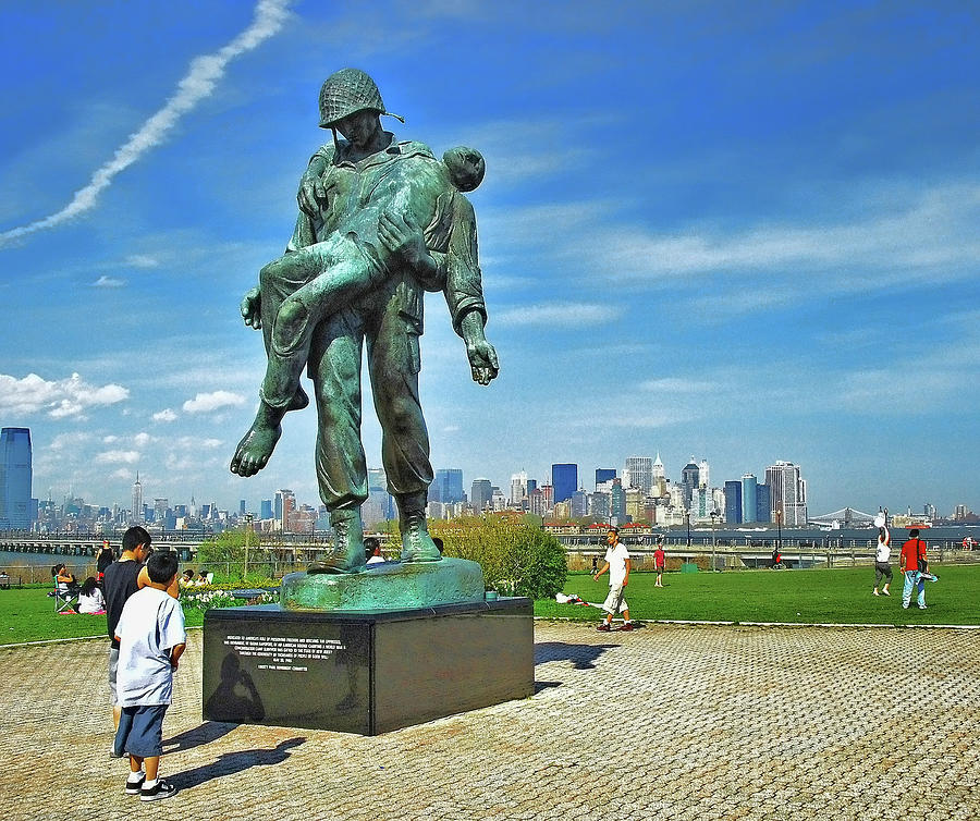 Liberation Statue - Liberty State Park, Jersey City Photograph by Allen Beatty