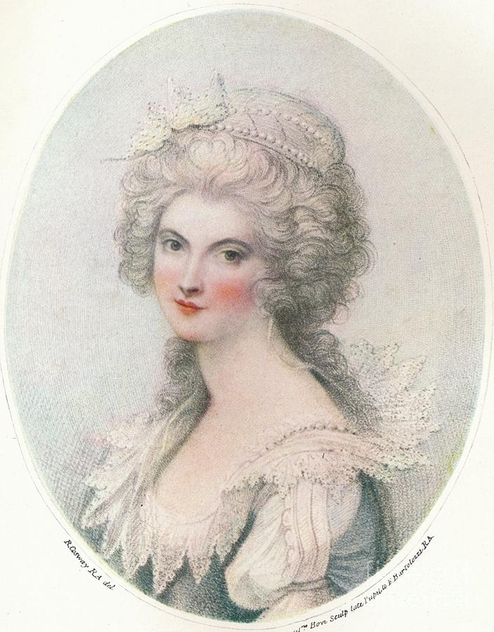 Honourable Lady Sinclair, C18th Drawing by Print Collector