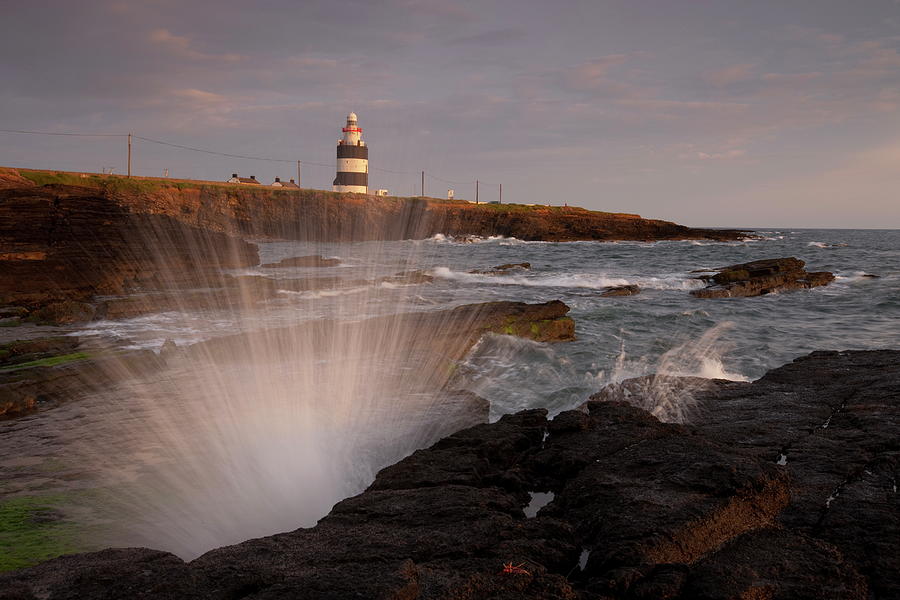 Hook Head Lighthouse, Ireland Digital Art by Wolfgang Fuchs