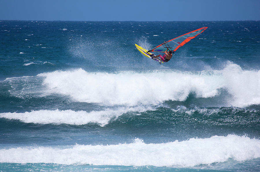 Hookipa Beach Surfer, Maui, Hawaii Digital Art by Hp Huber