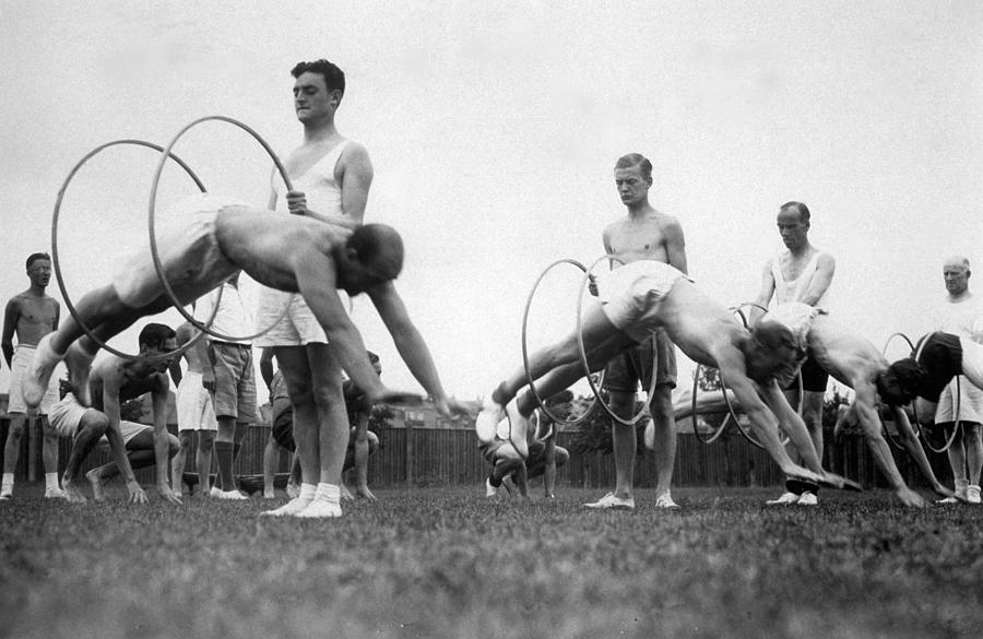 Hoop Diving Photograph by Fred Morley