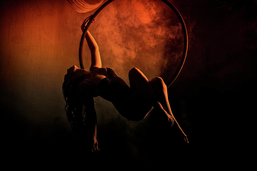 Hoop Smoke Photograph by Monte Arnold