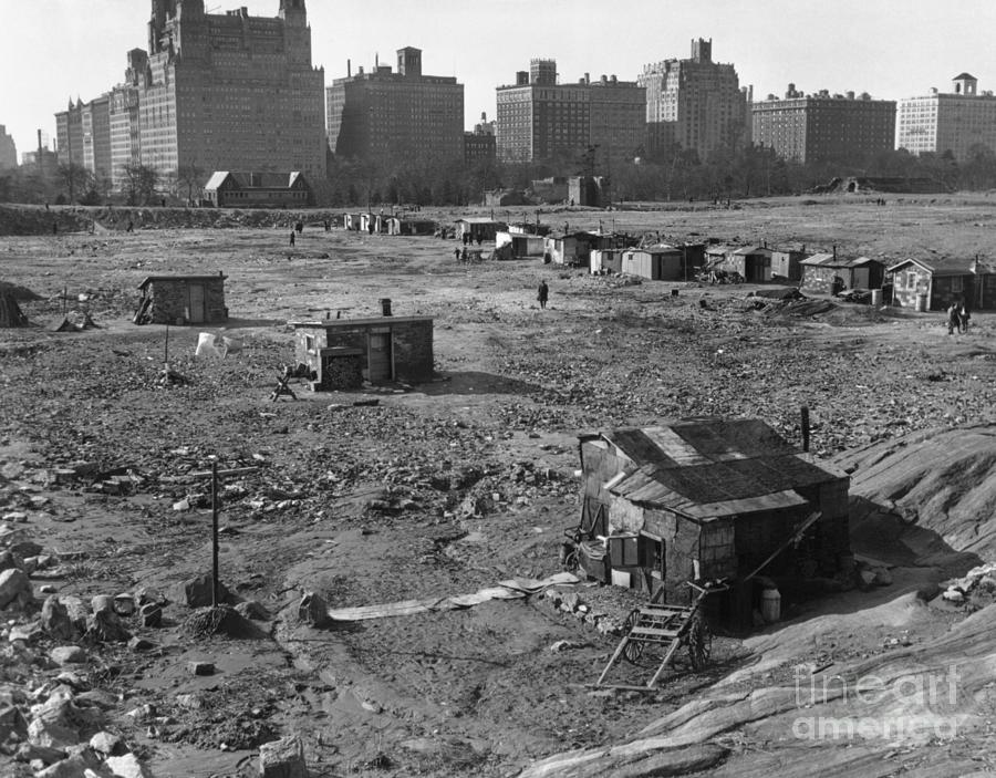 Hooverville In Central Park 1933 Photograph by Bettmann