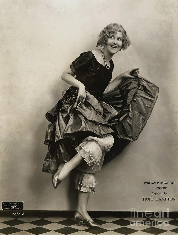 Hope Hampton Displaying Petticoats Photograph by Bettmann