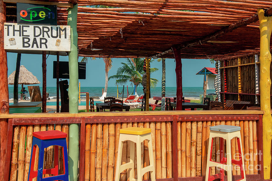 Hopkins Bay Drum Bar Belize Photograph by David Zanzinger