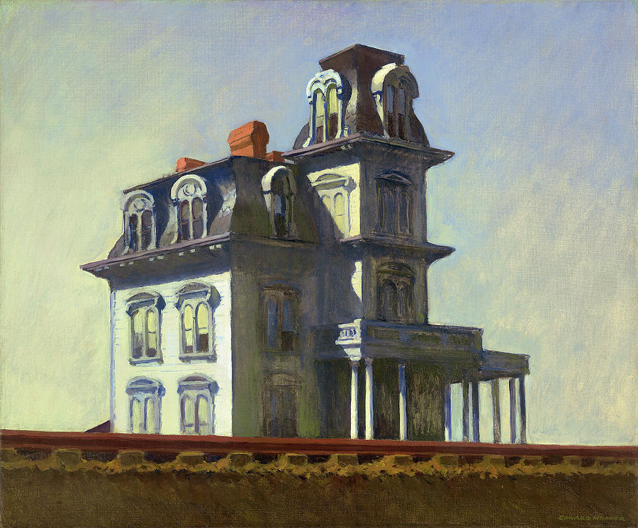 House by the Railroad, 1925 #1 Painting by Edward Hopper