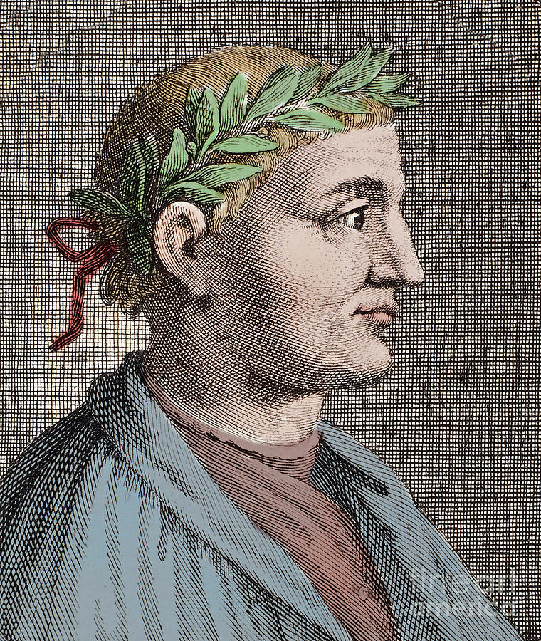 Horace, Roman Lyric Poet Drawing by Unknown Fine Art America