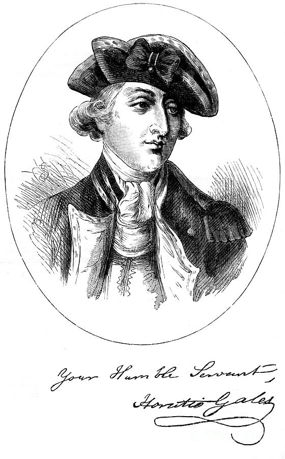 Horatio Gates, American Revolutionary Drawing by Print Collector