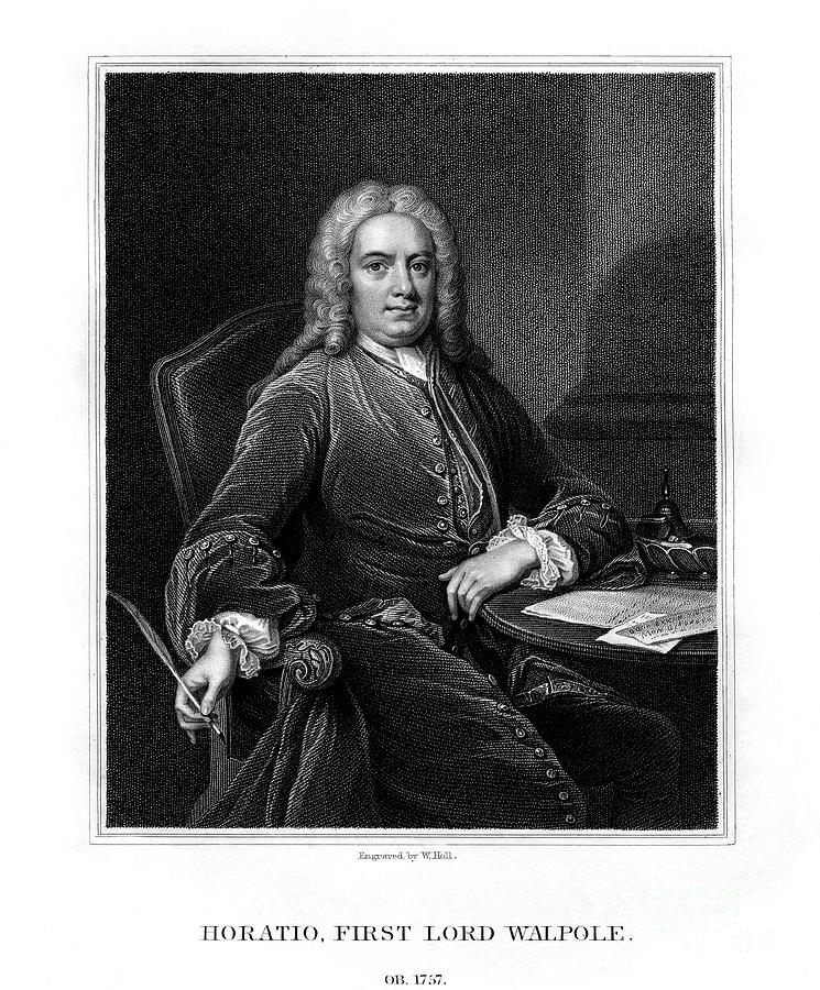 Horatio Walpole, 1st Baron Walpole Drawing by Print Collector