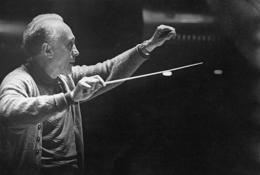 Horenstein Conducts Mahler Photograph by Erich Auerbach