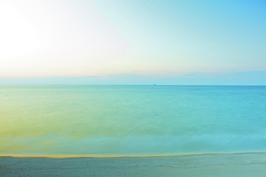Horizon Over Sea And Sky Photograph by Noriyuki Araki