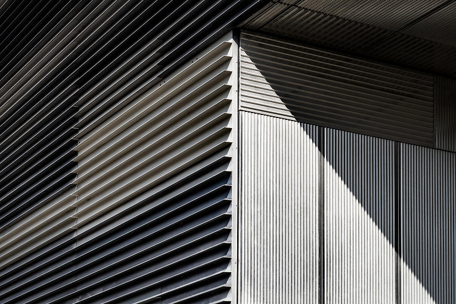 Architecture Photograph - Horizontalis + Verticalis by Linda Wride