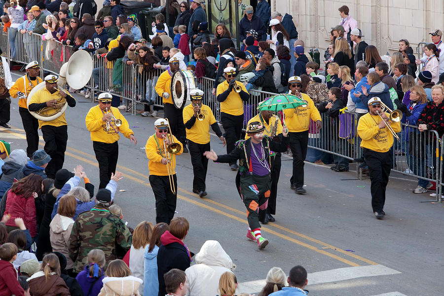 Horn band in Mardi Gras Parade Painting by Carol Highsmith - Fine Art ...