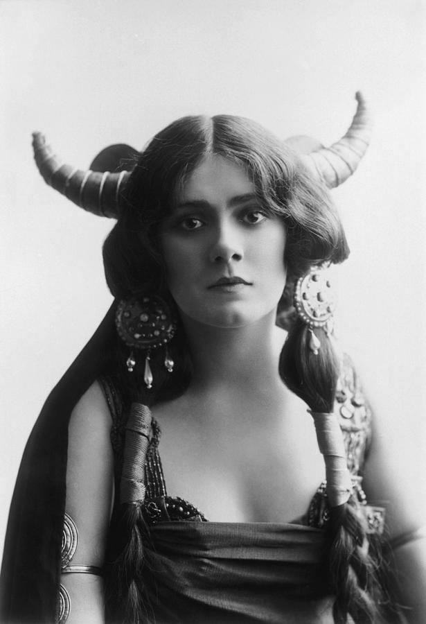 Horned Lady Photograph by Rita Martin