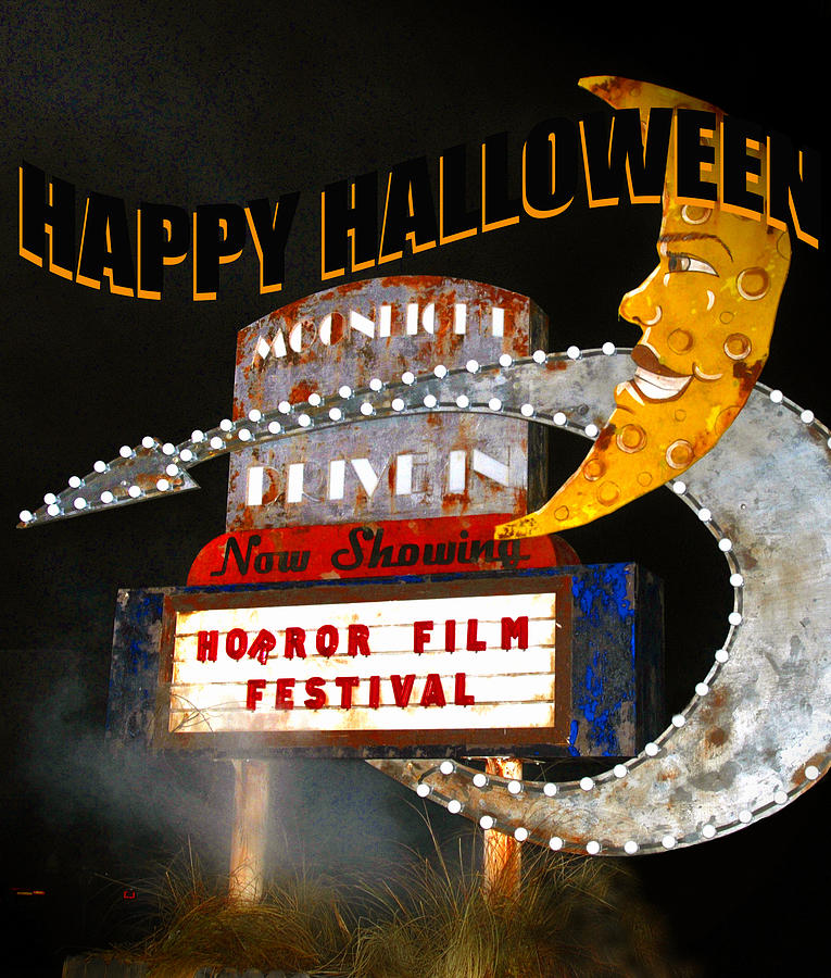 Horror film fest custom Halloween card Photograph by David Lee Thompson