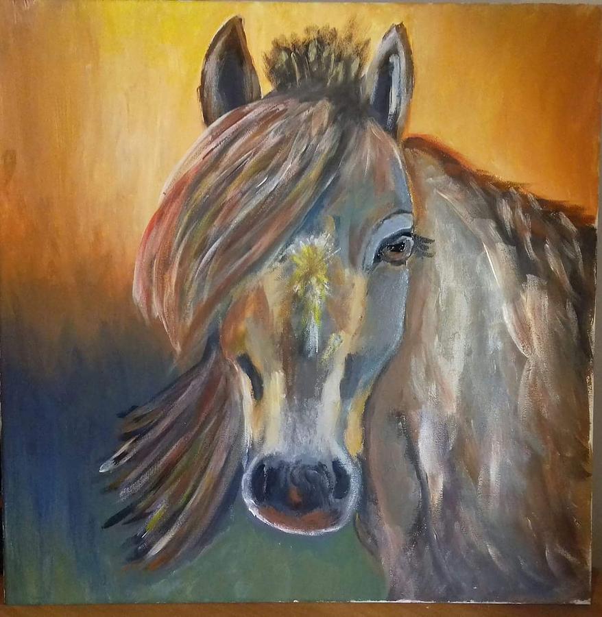 Horse Painting by Andrea Laurincova - Fine Art America