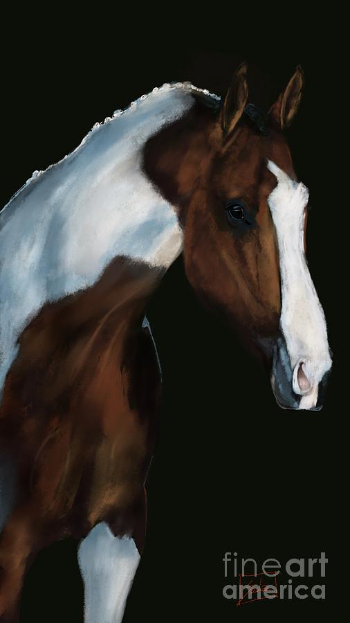 Horse Beauty Digital Art by Lidija Ivanek - SiLa