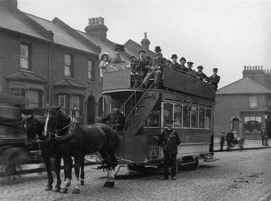 Horse-drawn Tram Photograph by Hulton Archive
