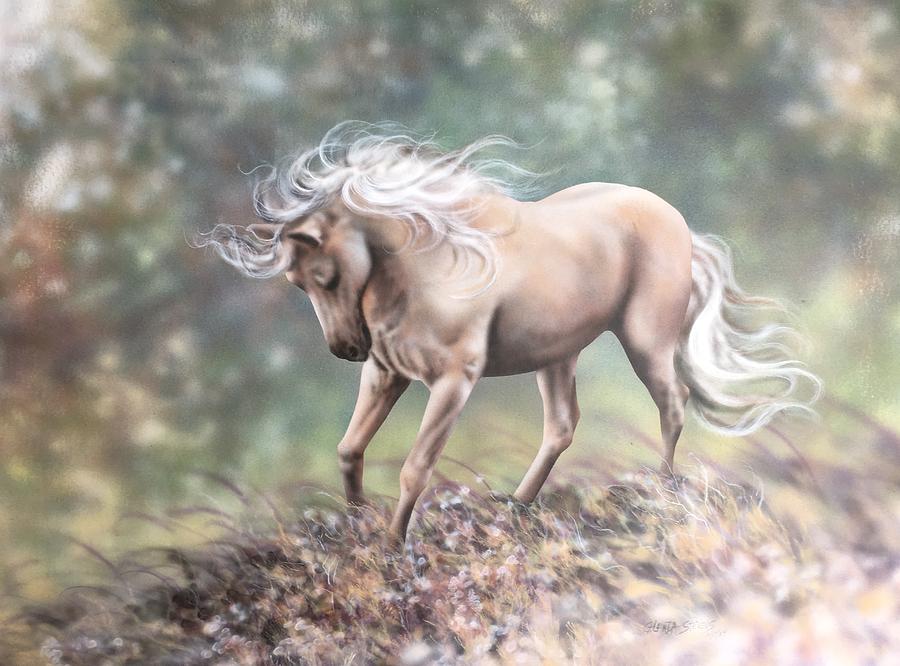 Horse Painting - Horse by Glenda Stevens