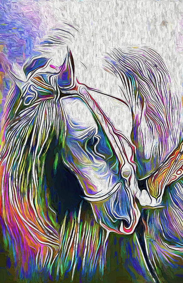 Horse head Painting by Nenad Vasic