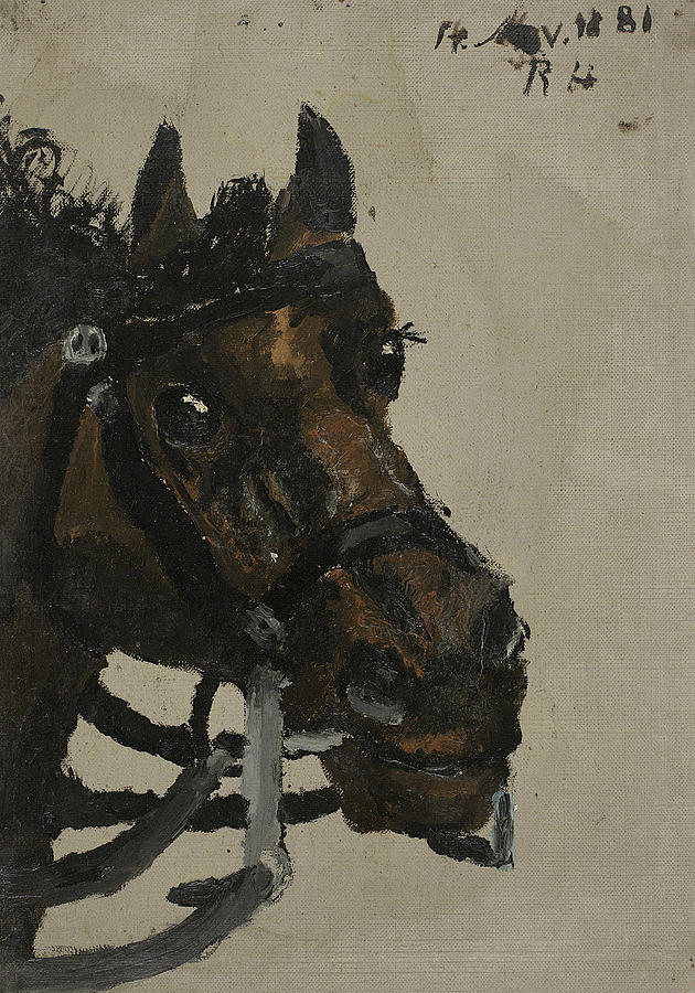 Horse Head Painting by Richard Roland Holst