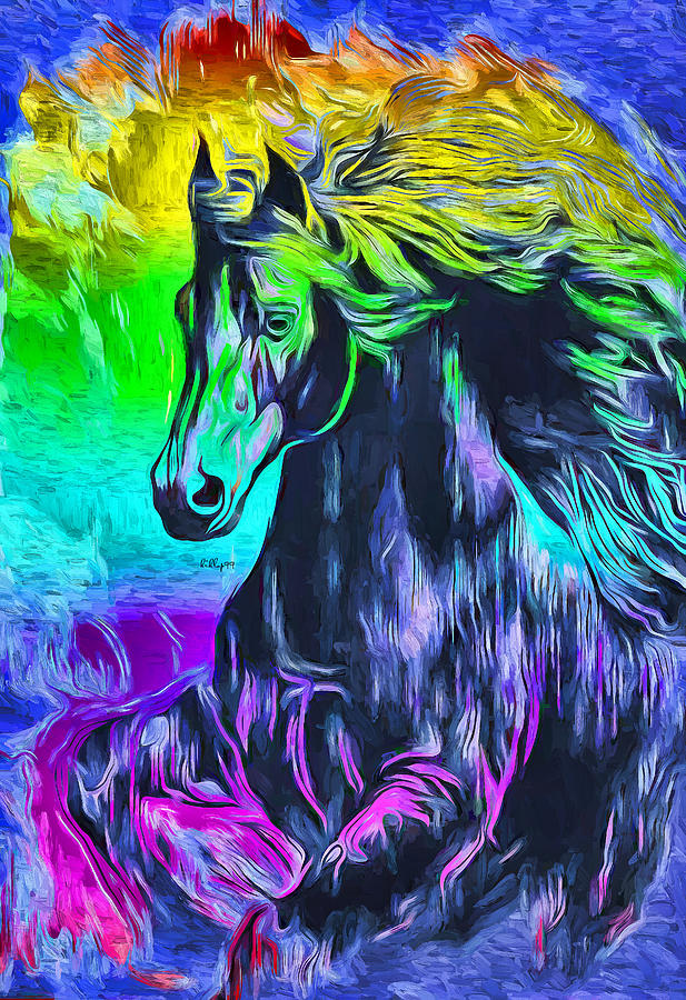 Horse Impressum 3 Painting