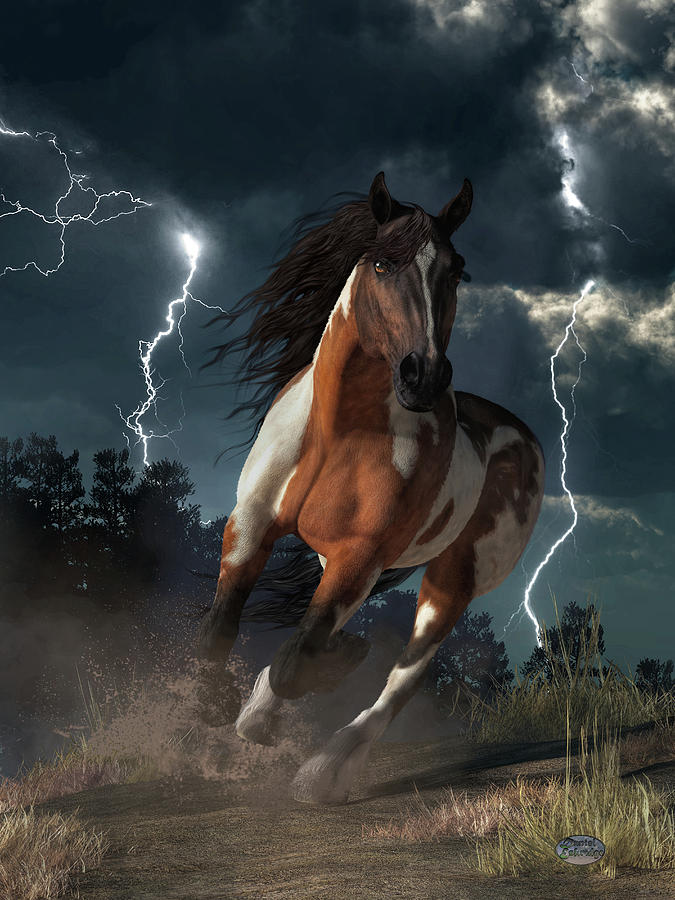 Horse Power Digital Art by Daniel Eskridge