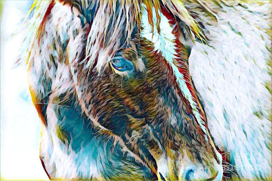 Horse Mixed Media by Rogue Art Pixels