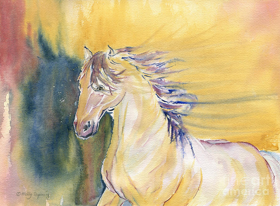 Horse Spirit  Painting by Melly Terpening