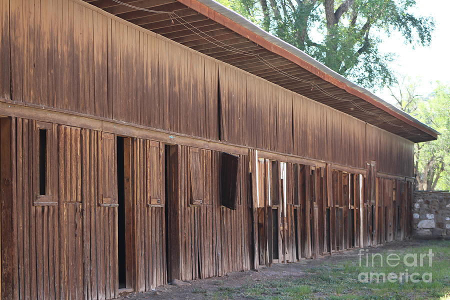 Horse Stables 2 at Fort Stanton New Mexico Photograph by Colleen Cornelius