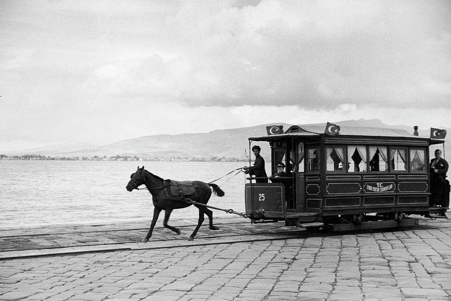 Horse Tram Photograph by Alfred Eisenstaedt
