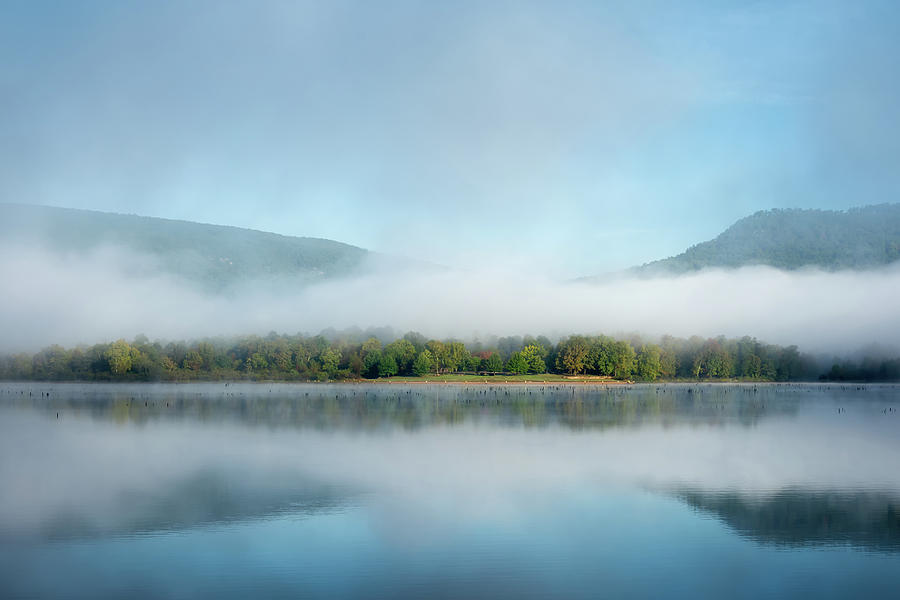 Horsehead Lake Fog Photograph by James Barber