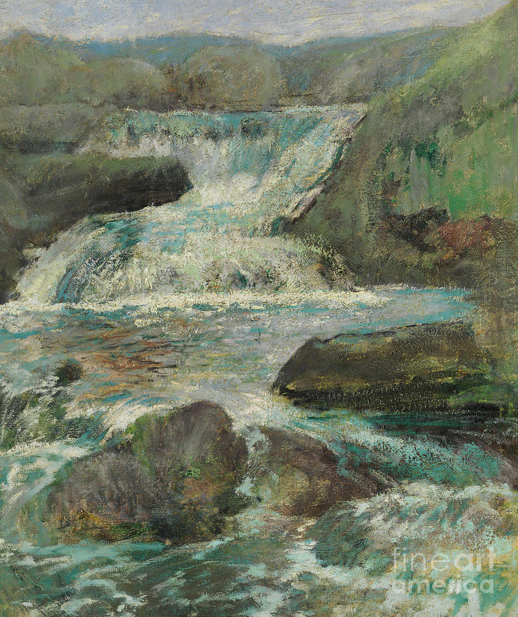 Horseneck Falls Drawing by Heritage Images