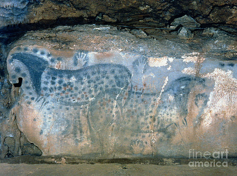 Prehistoric Painting - Horses. Paintings Hall by Prehistoric