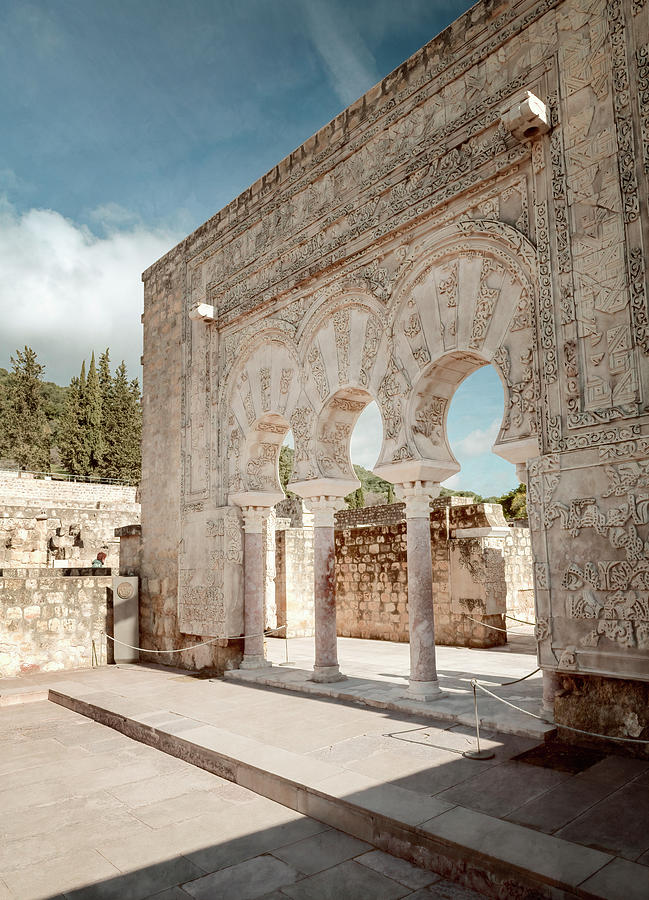 Horseshoe Arches at Medinat al-Zahra Cordoba Spain Photograph by Joan Carroll