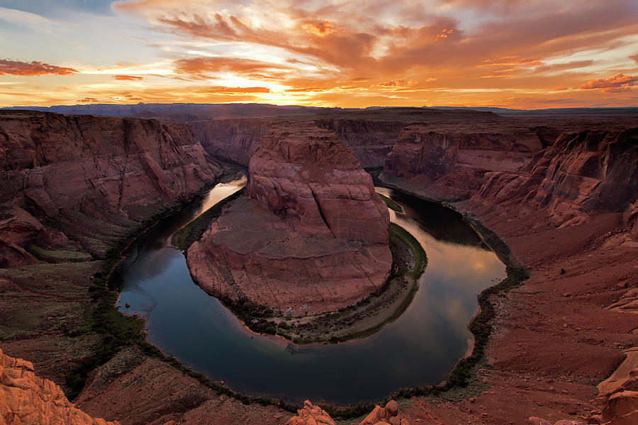 Horseshoe Bend Sunset Photograph by D Williams Photography