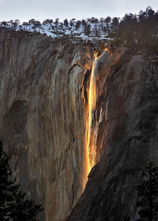 Horsetail Falls Photograph by Rob Kroenert