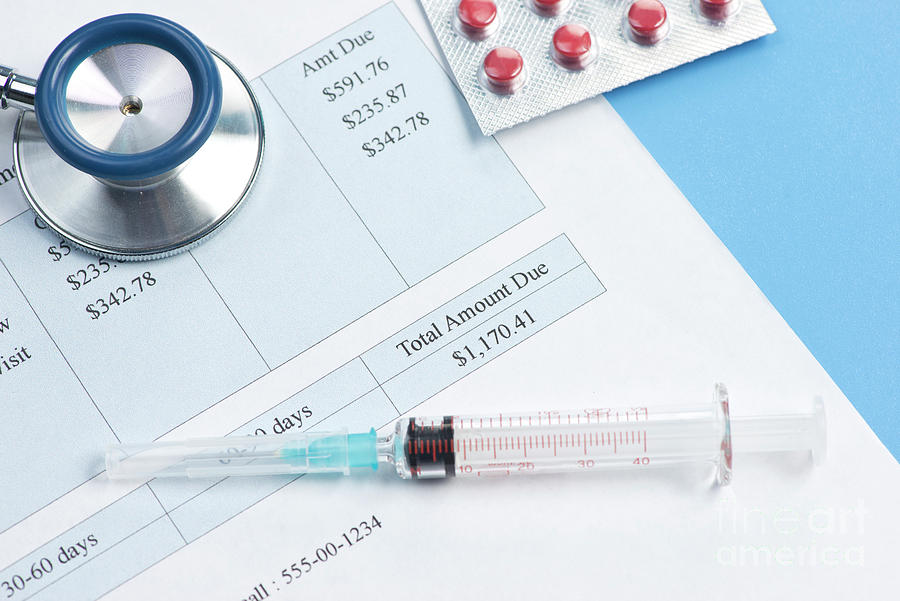 Hospital Bill Photograph by Science Photo Library Hospital Bill Photograph by Science Photo Library