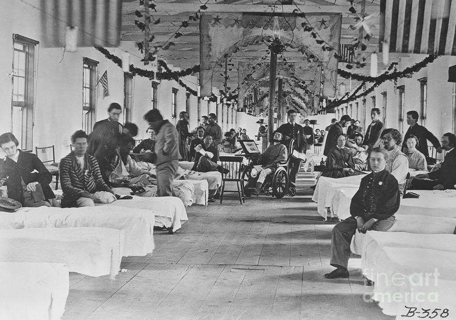 Hospital Ward During American Civil War Photograph by Bettmann Hospital Ward During American Civil War Photograph by Bettmann