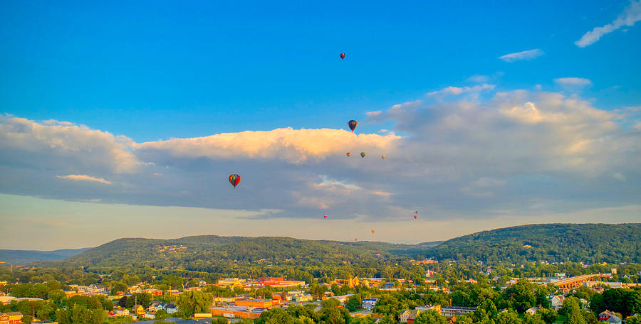 Hot Air Ballon Cluster Photograph by Anthony Giammarino