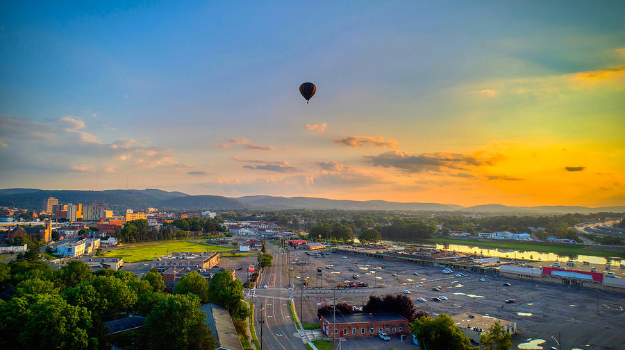 Hot Air Ballon Sunset Photograph by Anthony Giammarino