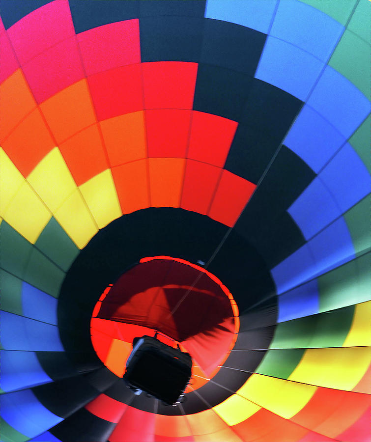 Hot Air Balloon Abstract Photograph by Bill Cain