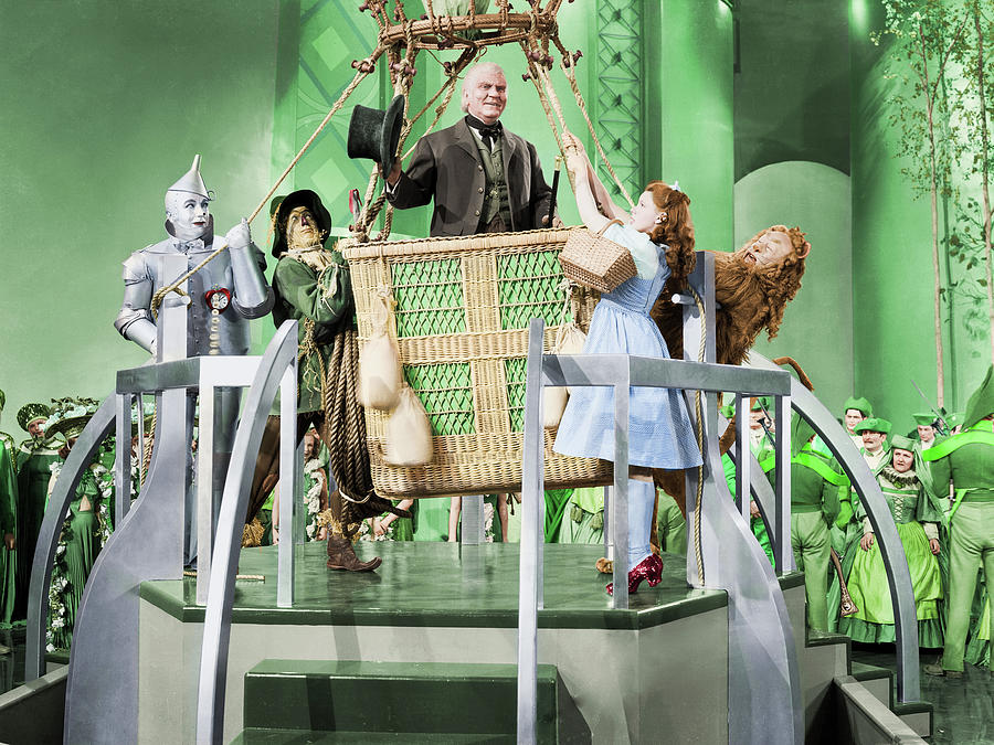 The Wizard Of Oz Photograph - Hot Air Balloon Scene From The Wizard Of Oz by Eric Carpenter