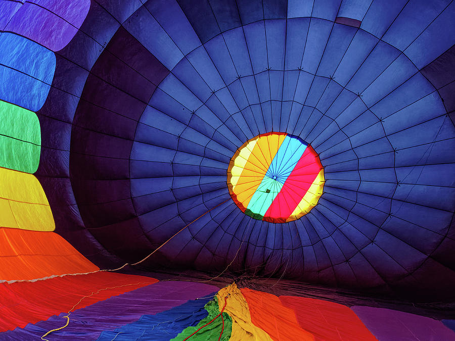 Pattern Photograph - Hot Air Balloon by Thomas Hall